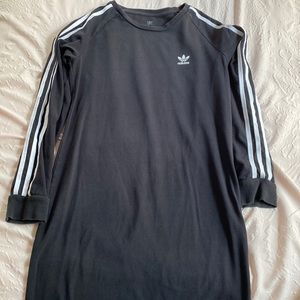 Adidas Originals Girls' Long-Sleeve T-Shirt Dress - Big Kid